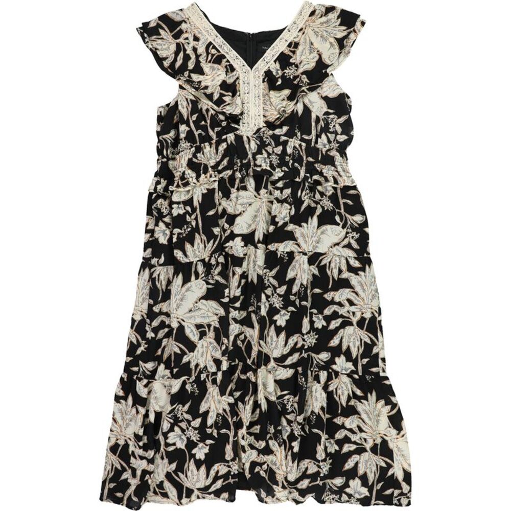 Tahari Womens Plus Size Floral Midi Dress, NWT